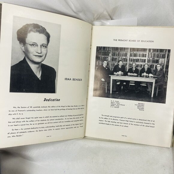 1949 Fremont High School Annual Yearbook Michigan MI Mogul Vintage - Picture 4 of 10